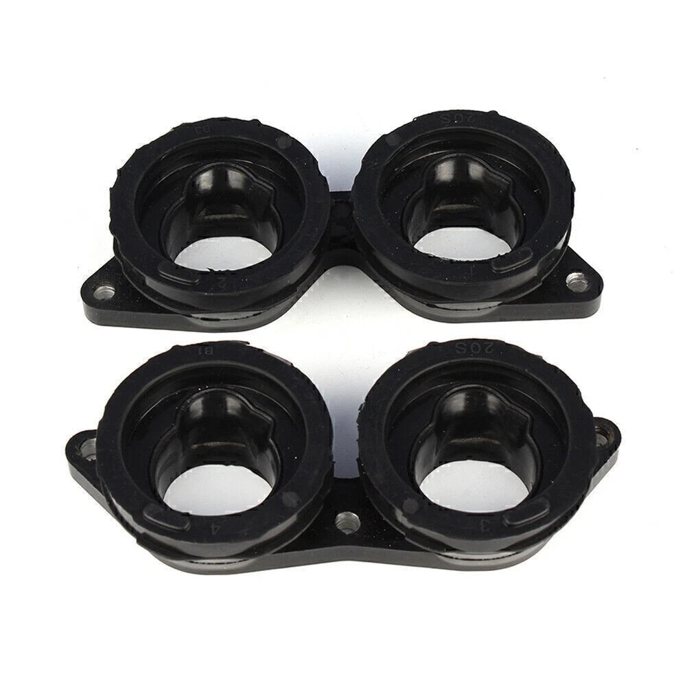 Set of 4 Carburetor Joint Intake Manifold Boots for Yamaha FZ6R XJ6 (2009–2017)