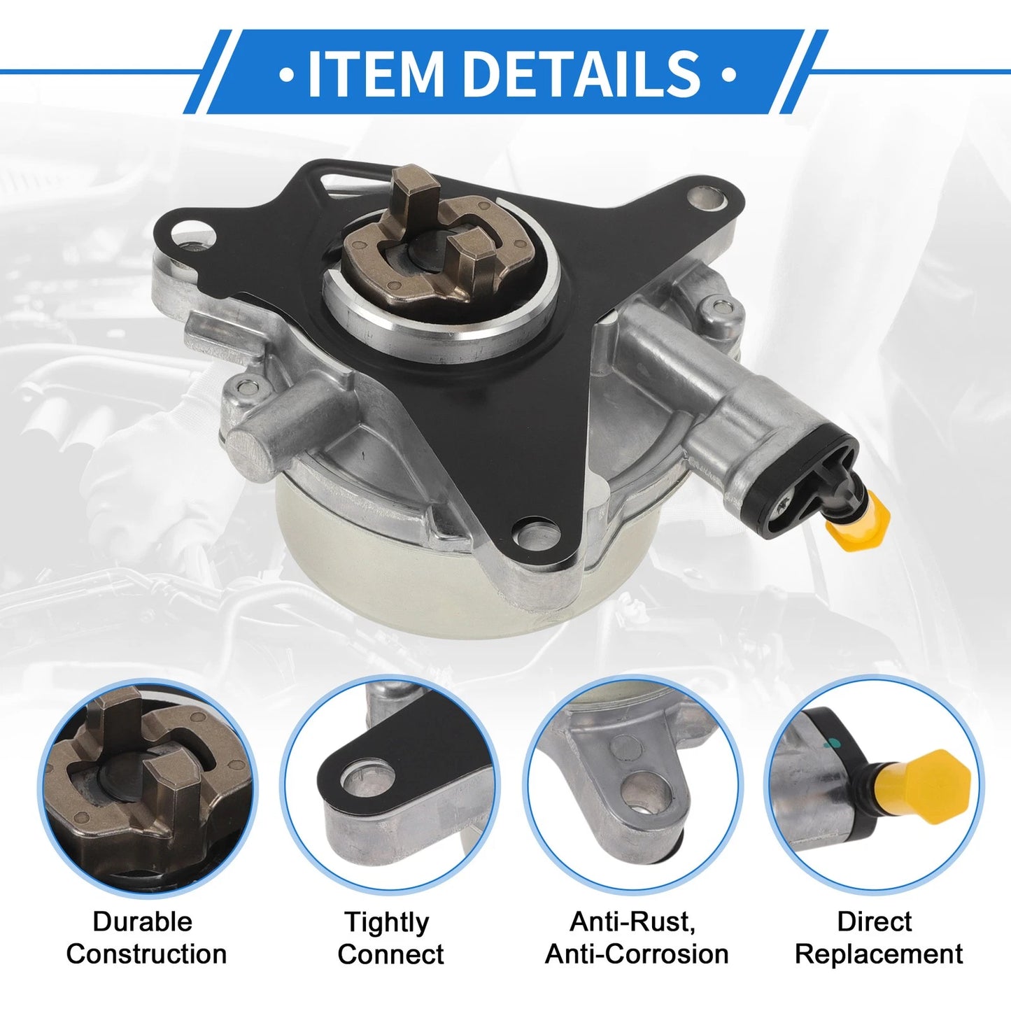 Brake Vacuum Pump No. 68120415AA/68328357AA/55233645 for Fiat 500 (2018–2019)