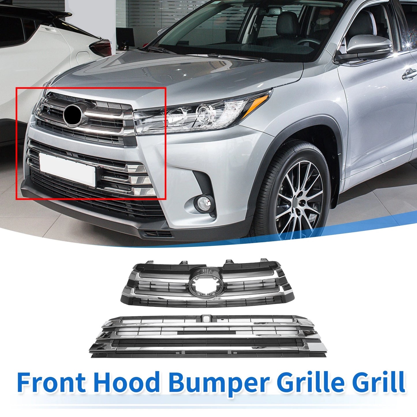 Front Grille for Toyota Corolla (2020–2022) - Black