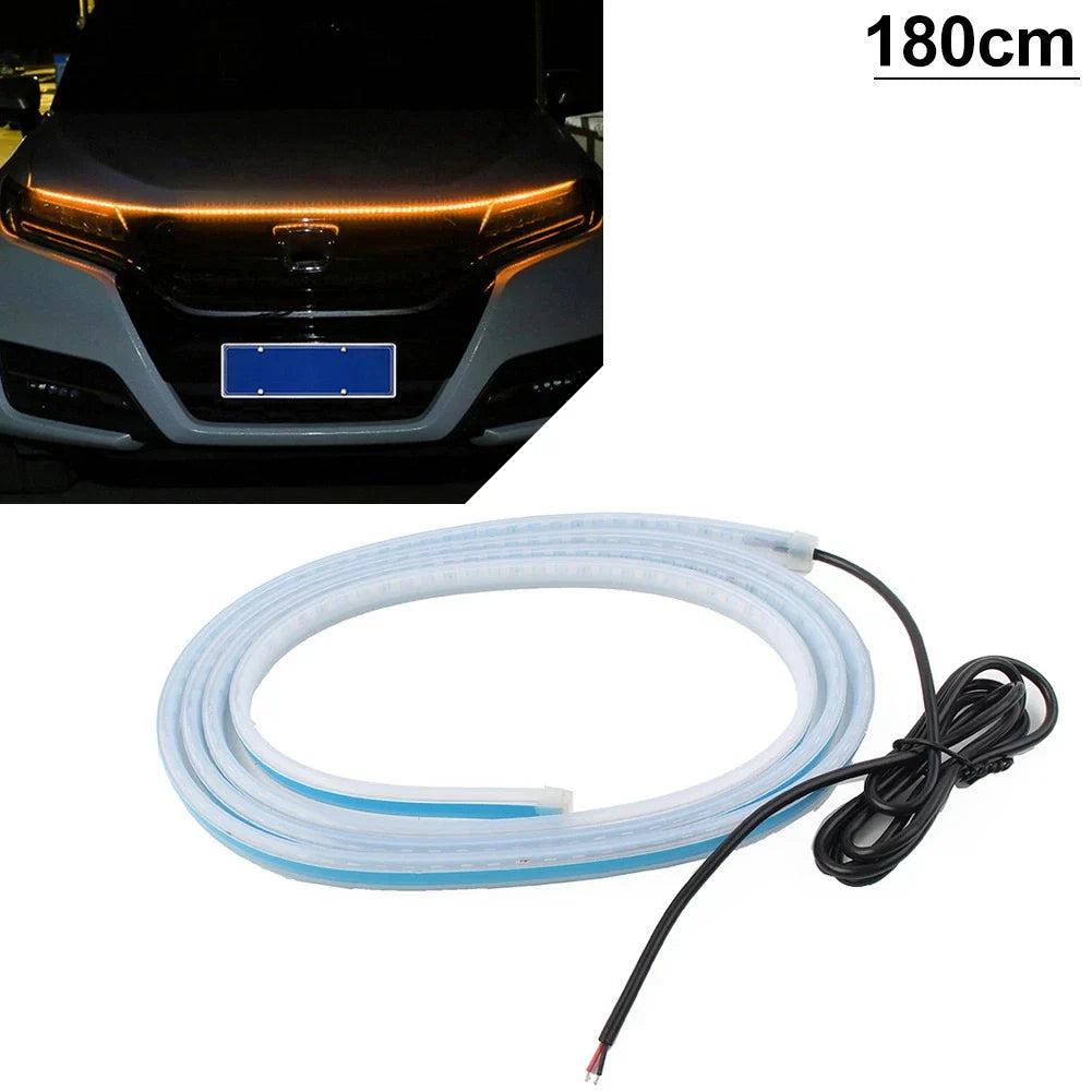 180cm Flexible Daytime Running Light Strip for Car (No Year Specified)