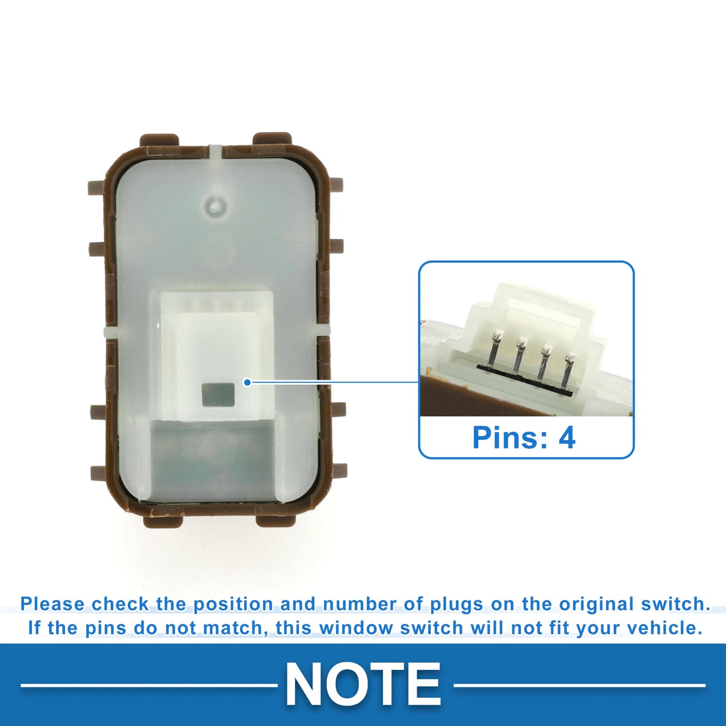 Power Window Switch for Mercedes-Benz C200 C300 C63 AMG (2015–2016) No.2059051513