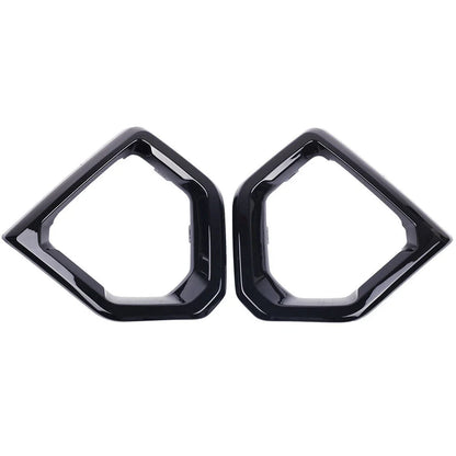Gloss Black Front Fog Light Outer Bezel Cover for GMC Sierra (2019–2021)