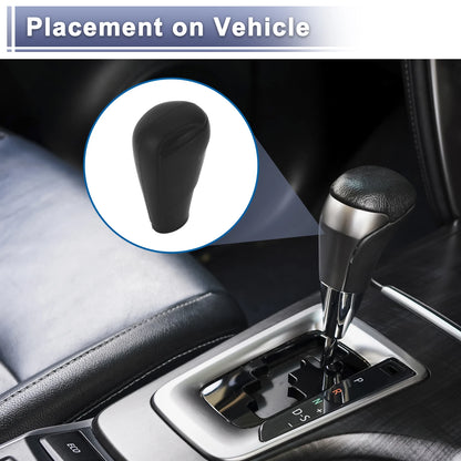 1 Pc Automatic Gear Shift Knob Cover for Mazda 3 (2014–2019) Black Silicone
