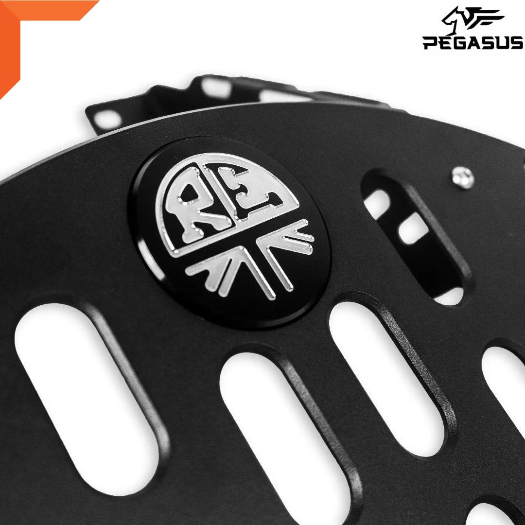 CNC Aluminium Black Rear Luggage Rack for Royal Enfield Interceptor 650 (18-24)