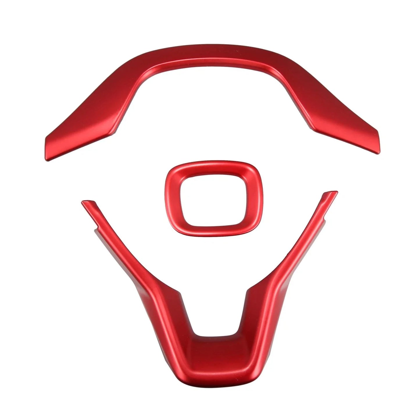 3 x ABS Interior Steering Wheel Cover Trim for Honda Accord (2018-2021) Red