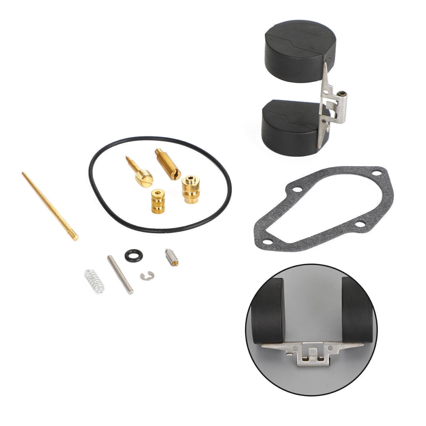 M5/6 Clip Fixations Kit for Universal Motorcycle (Titanium)
