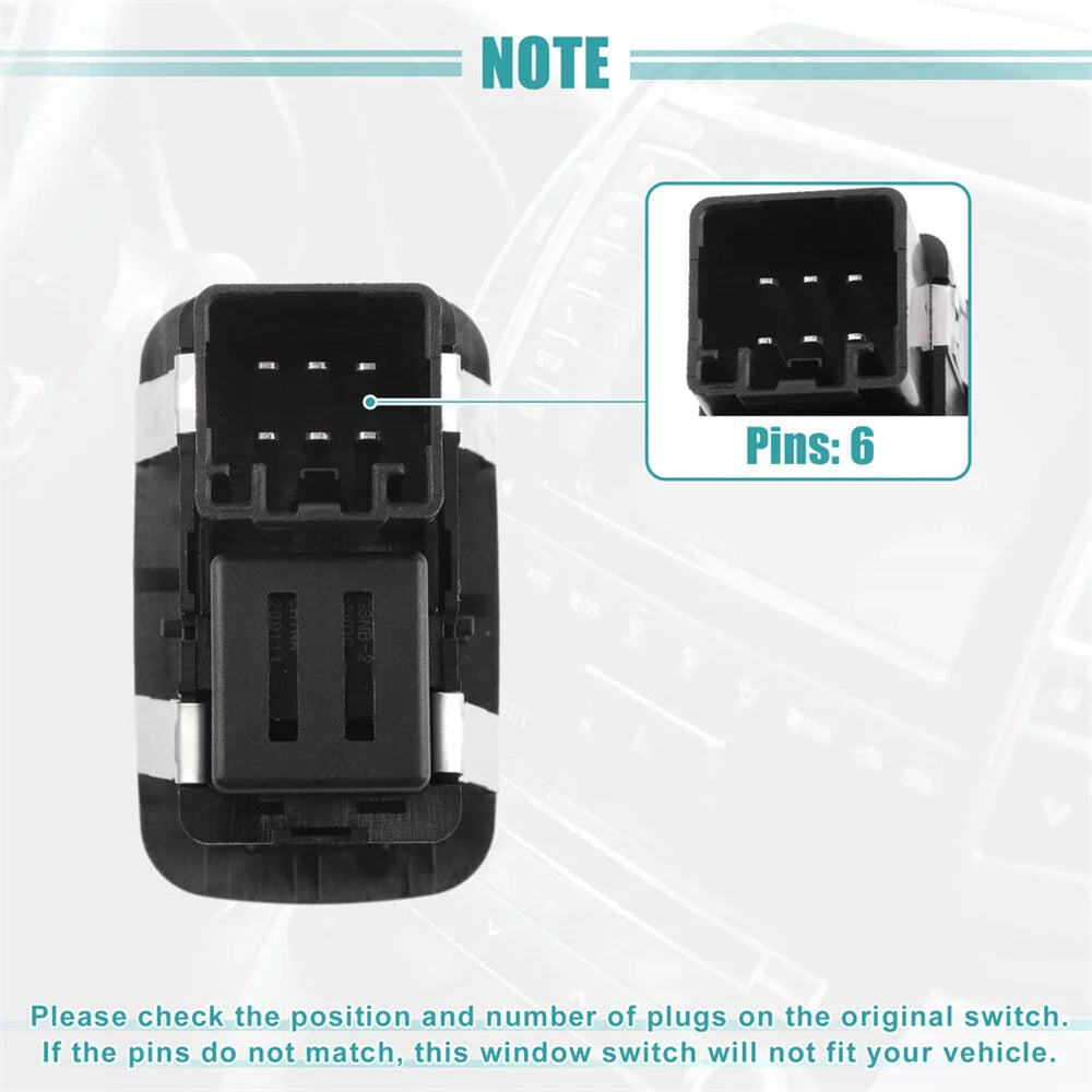 Rear Right Master Power Window Switch for Chrysler 300 (2011-2014)