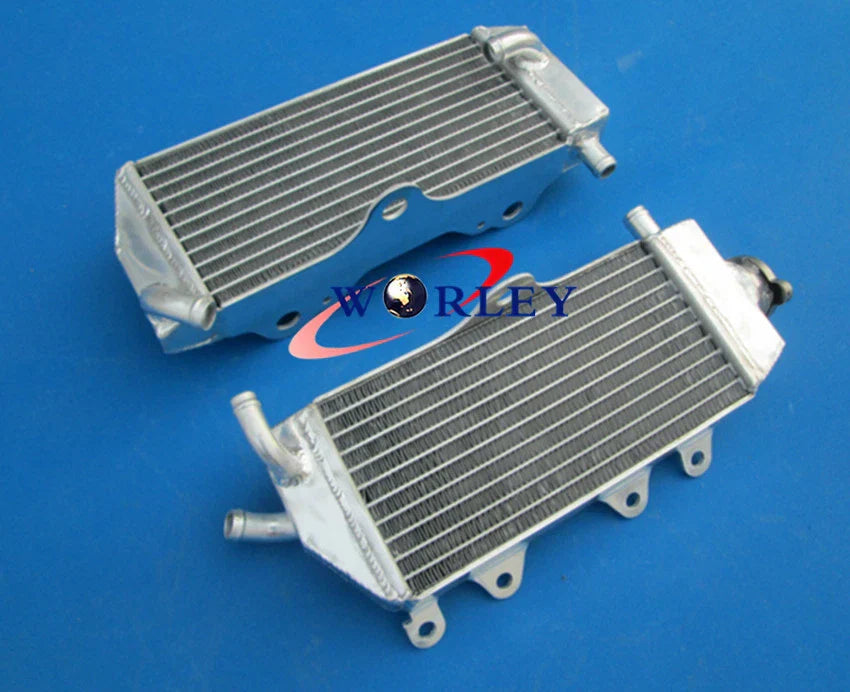 Aluminum Radiator + Red Silicone Hose for Yamaha YZ125 (2002-2004)