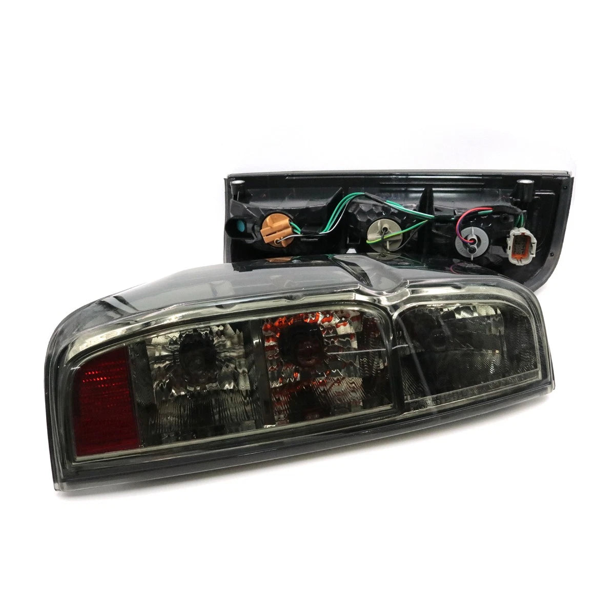 Tail Light Lamps for Nissan Navara D40 (2005–2015) - Smoke Lens Pair