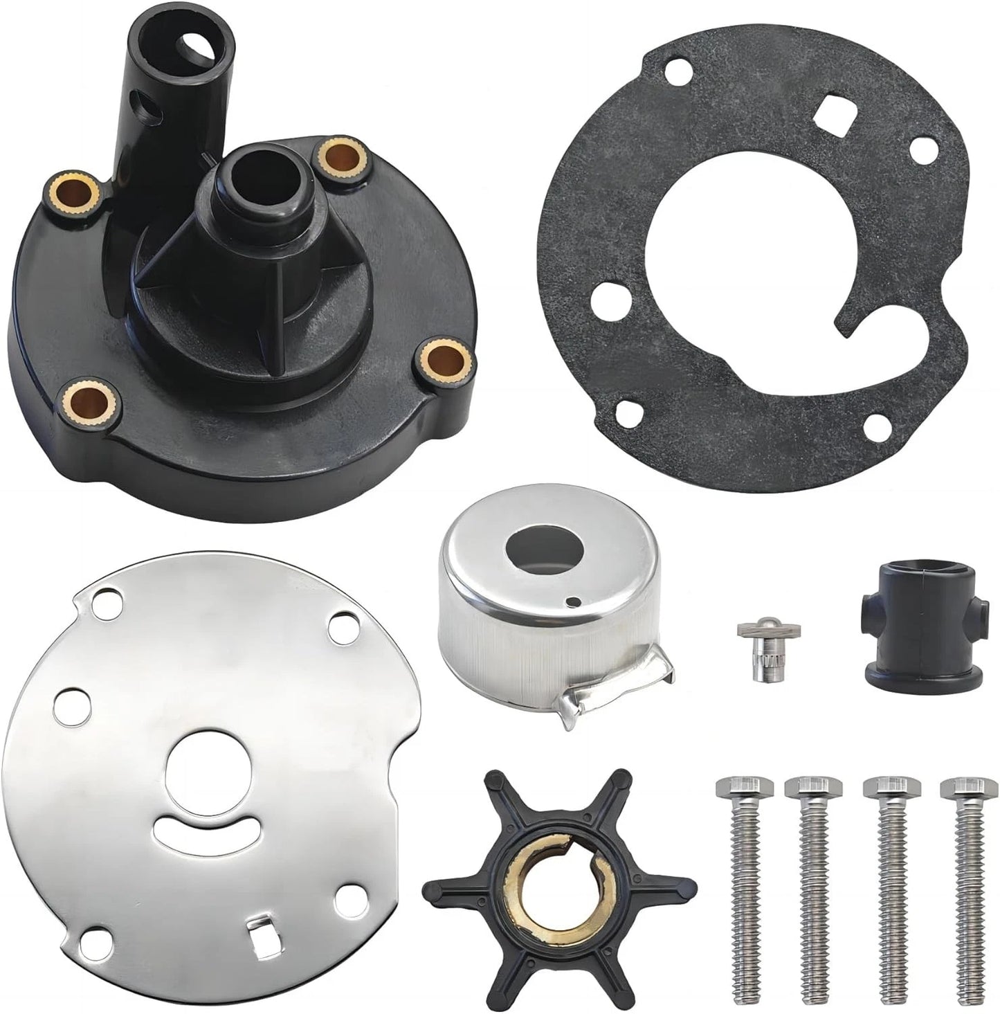 Water Pump Impeller Kit for Evinrude Johnson 6HP (1965–1979)