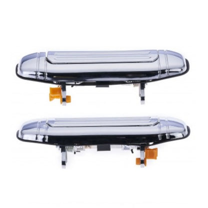 Set of 2 Chrome Door Handles for Mitsubishi Pajero (1991–2000)