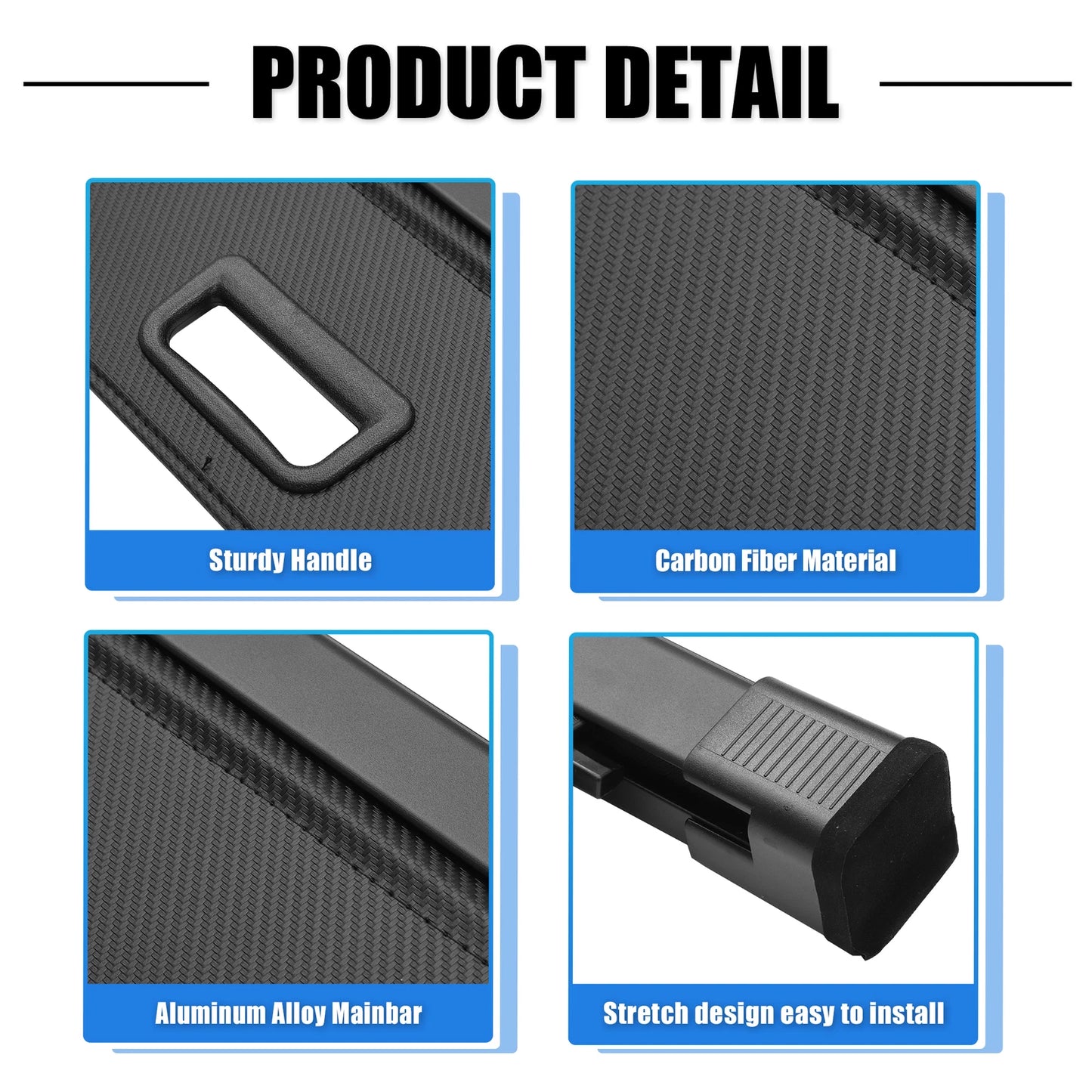 Cargo Cover for Honda CR-Z (2011–2016) - Black Trunk Shielding Shade