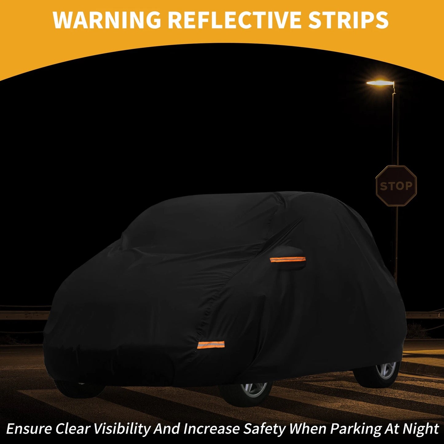 Waterproof Car Cover for Toyota Aygo X (2022–2023) 190T-PU with Zipper