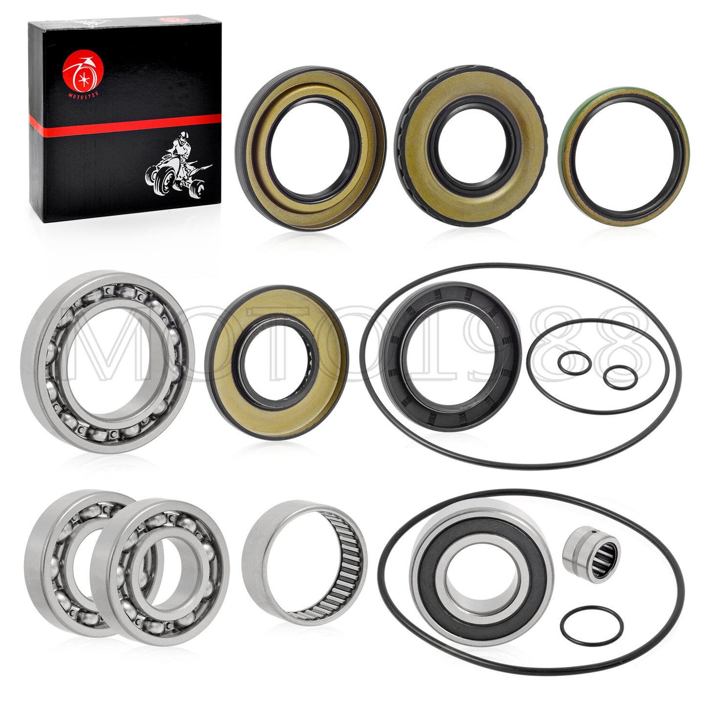 Rear Axle Seal Bearing O-ring Kit for Suzuki Quadsport Z250 (2004–2009)
