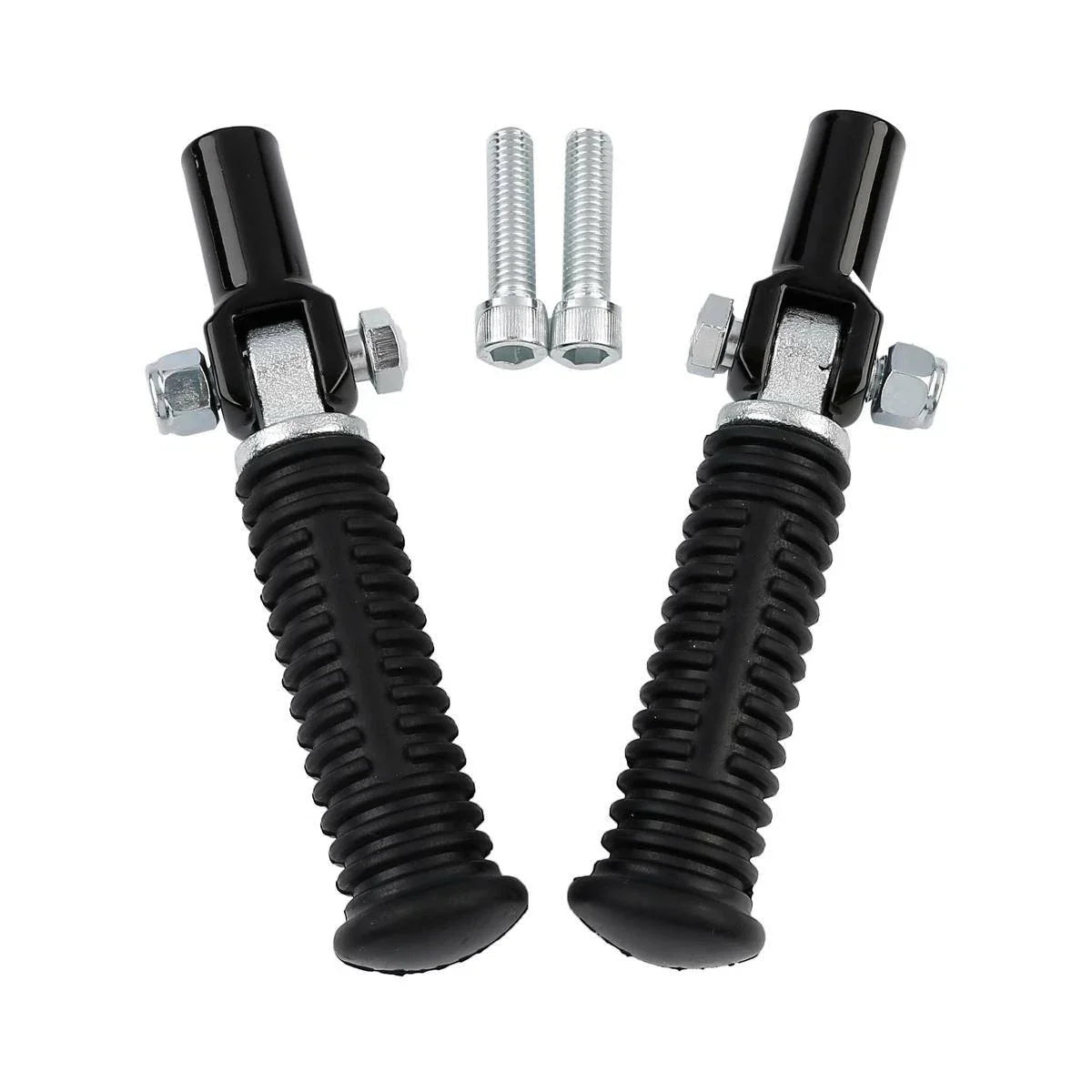 Black Passenger Footpeg Clevis Support Mount for Harley Softail (2000-2006)