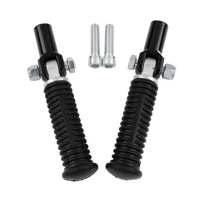 Black Passenger Footpeg Clevis Support Mount for Harley Softail (2000-2006)
