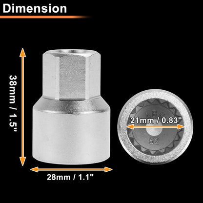 Wheel Lock Lug Nut for VW Touareg (2004–2010) - ABC52/16Pt