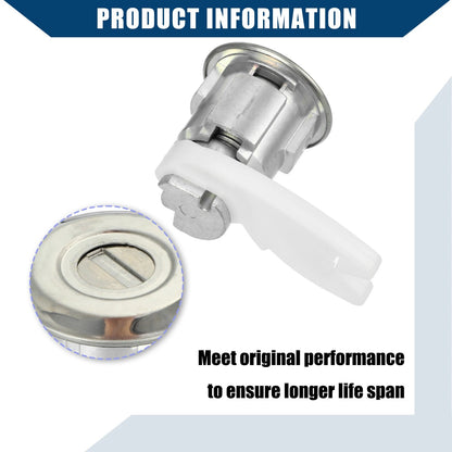 Set of 2 Front Door Lock Cylinders with Keys for Ford F150 F250 F350 (1992–1995)