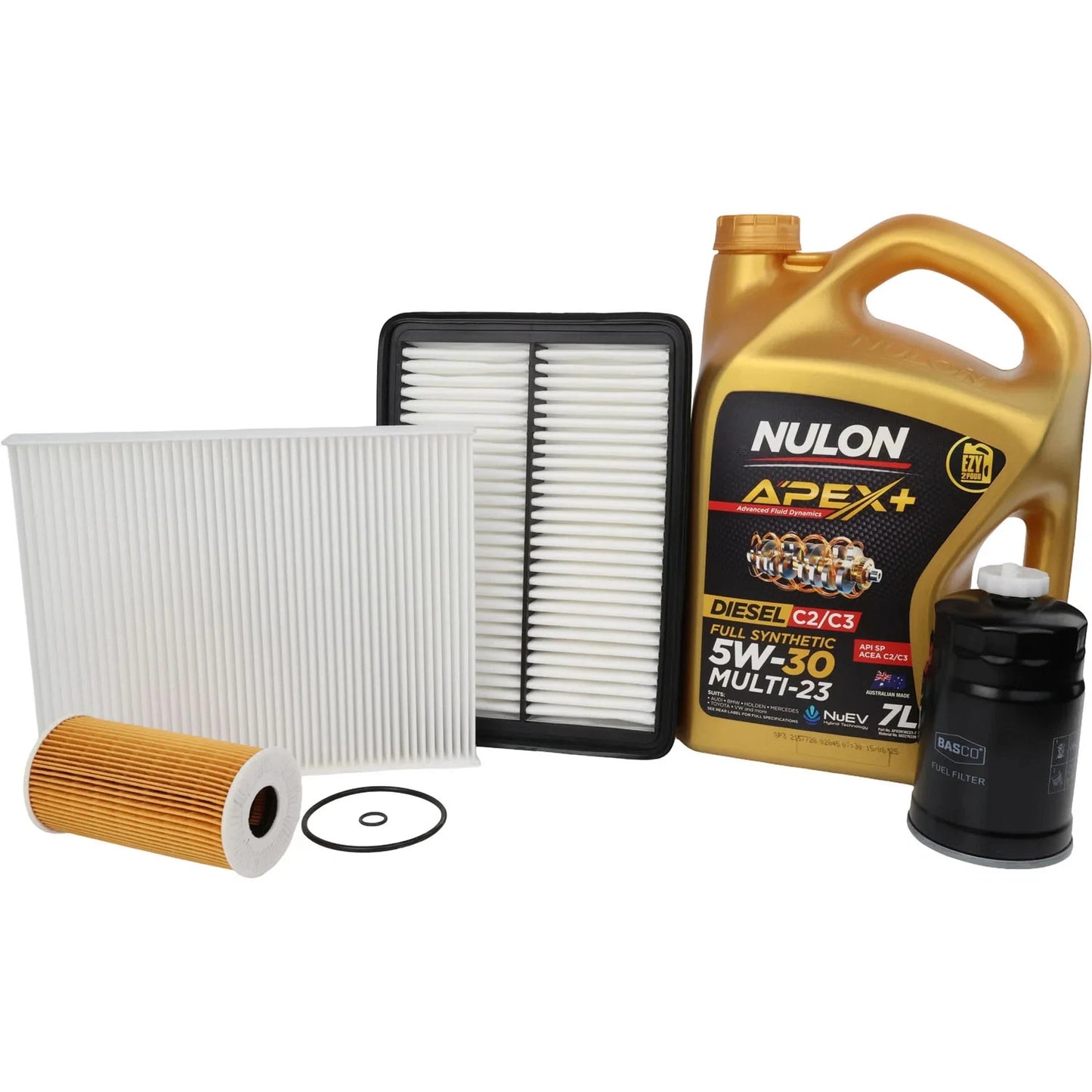 Oil Air Fuel Cabin Filter Kit for Hyundai Santa Fe CM (2010–2012)