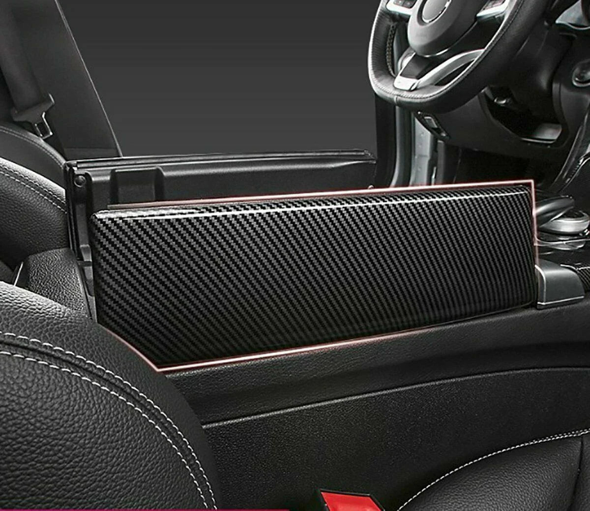 Carbon Color Console Armrest Box Panel Cover for Mercedes W205 X253 (2015-2019)