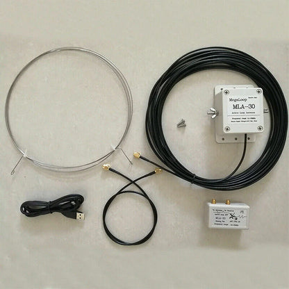 Loop Antenna 100kHz–30MHz Active Receive High Gain for MLA