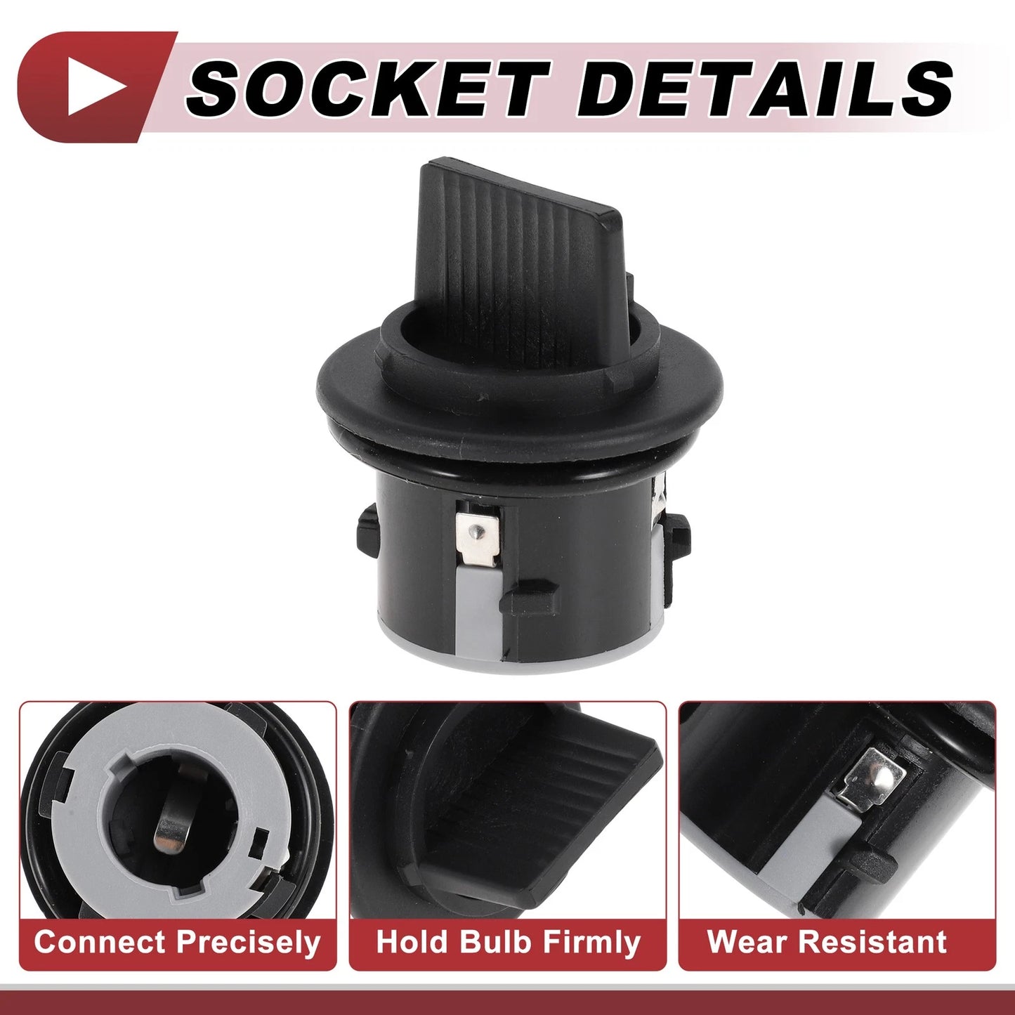 Front Turn Signal Light Socket for Hyundai Santa Fe (2013–2018) No. 92161-3R010