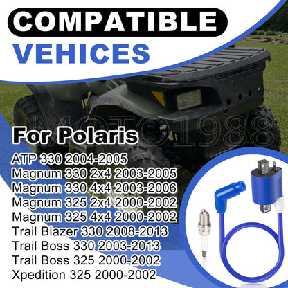 Ignition Coil Pack for Polaris Trail Blazer 330, Xpedition 325 (2000–2013)