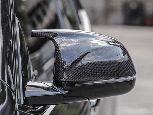 Carbon Fiber Side Mirror Cover Cap for BMW X3M/X4M/X5M/X6M (2019–2024)