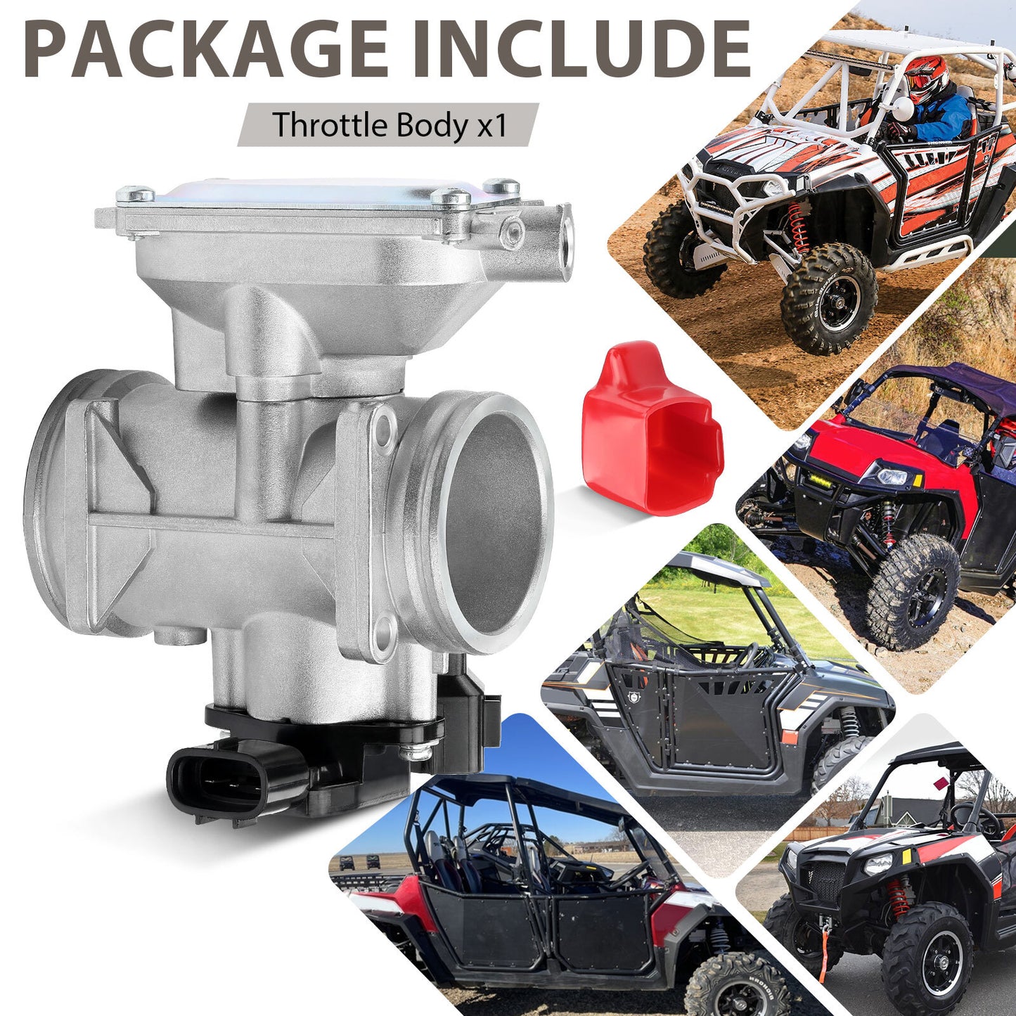 Throttle Body for Polaris Ranger XP 800 (2011–2012) / Crew 800 (2011–2014)