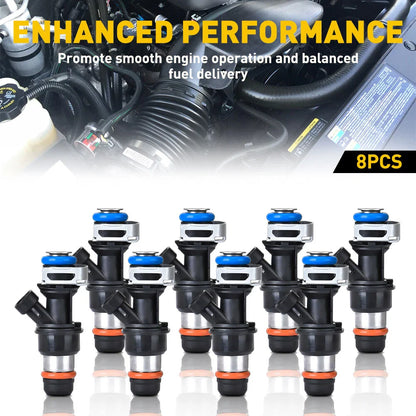 8 x Fuel Injectors for Chevy Silverado/GMC (1999–2007)