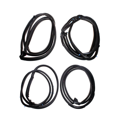 Set of 4 Door Weatherstrips for Honda Civic 8th Gen (2006–2010)