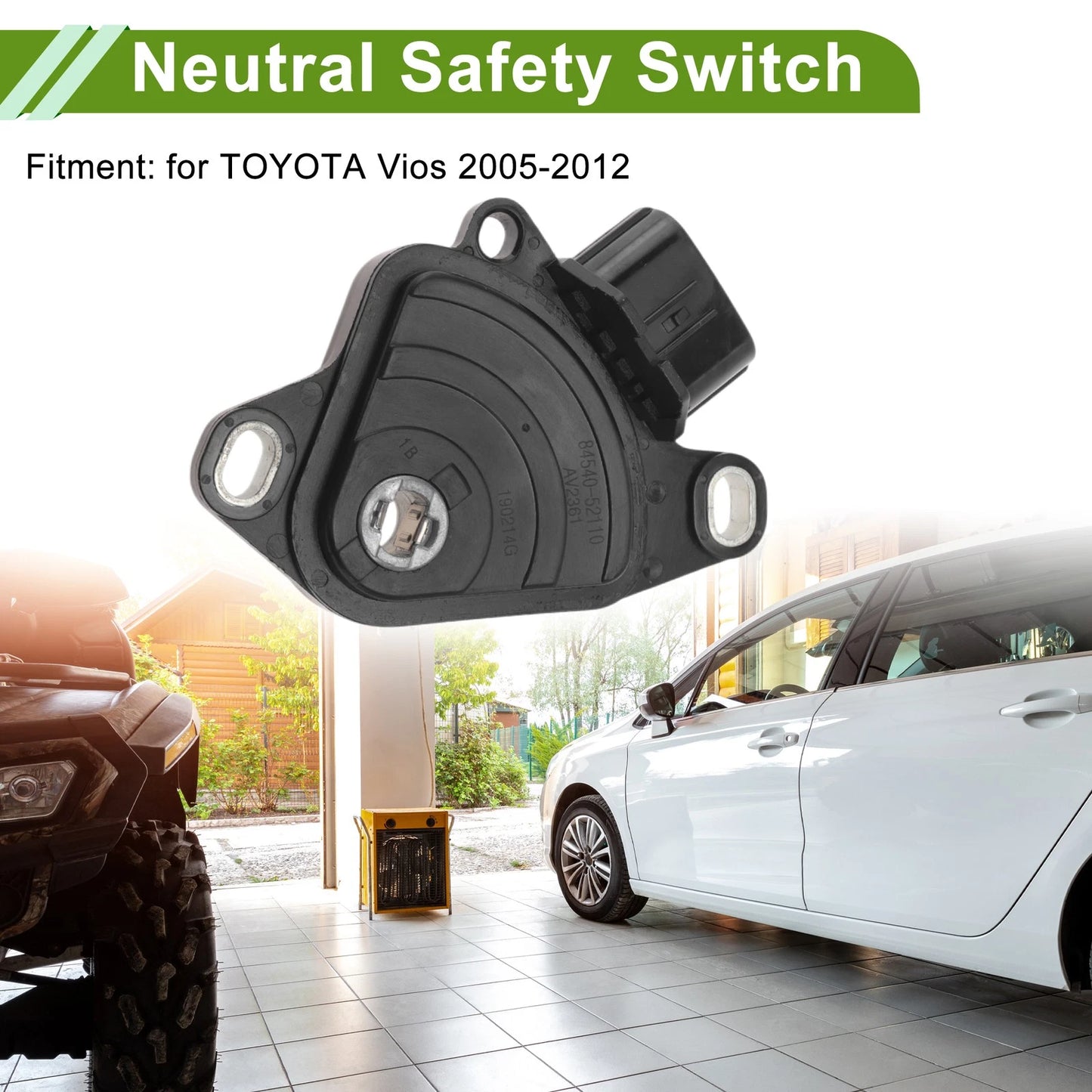 Neutral Safety Switch for Toyota Vios (2005–2012) No. 84540-52110