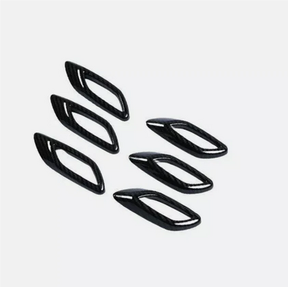 6PCS Side Wing Air Vent Fender Cover Trim for Maserati Levante (2016–2020)
