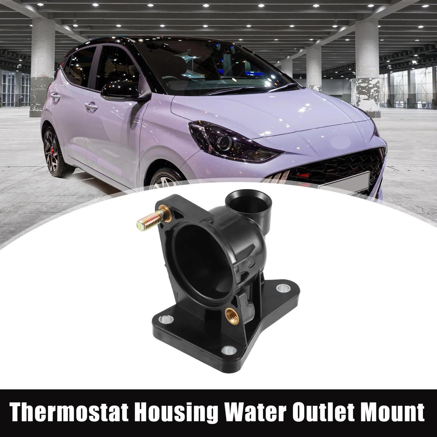 Plastic Thermostat Housing Water Outlet Mount for Hyundai (2006–2010)