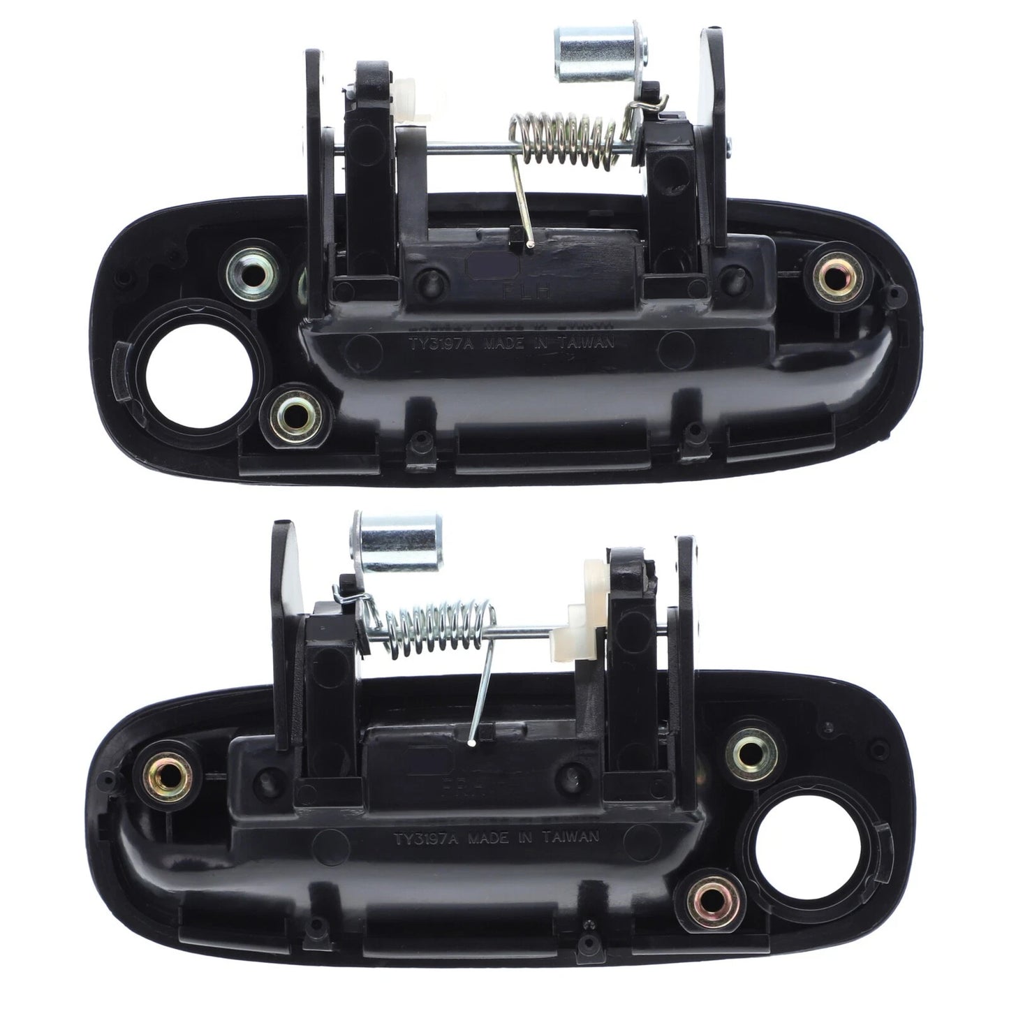 Set of 4 Door Handles for Toyota Corolla (1997–2002) Black