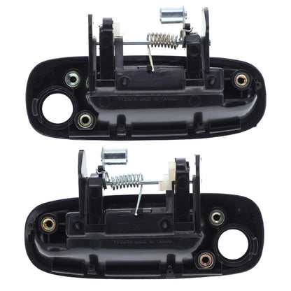 Set of 4 Door Handles for Toyota Corolla (1997–2002) Black