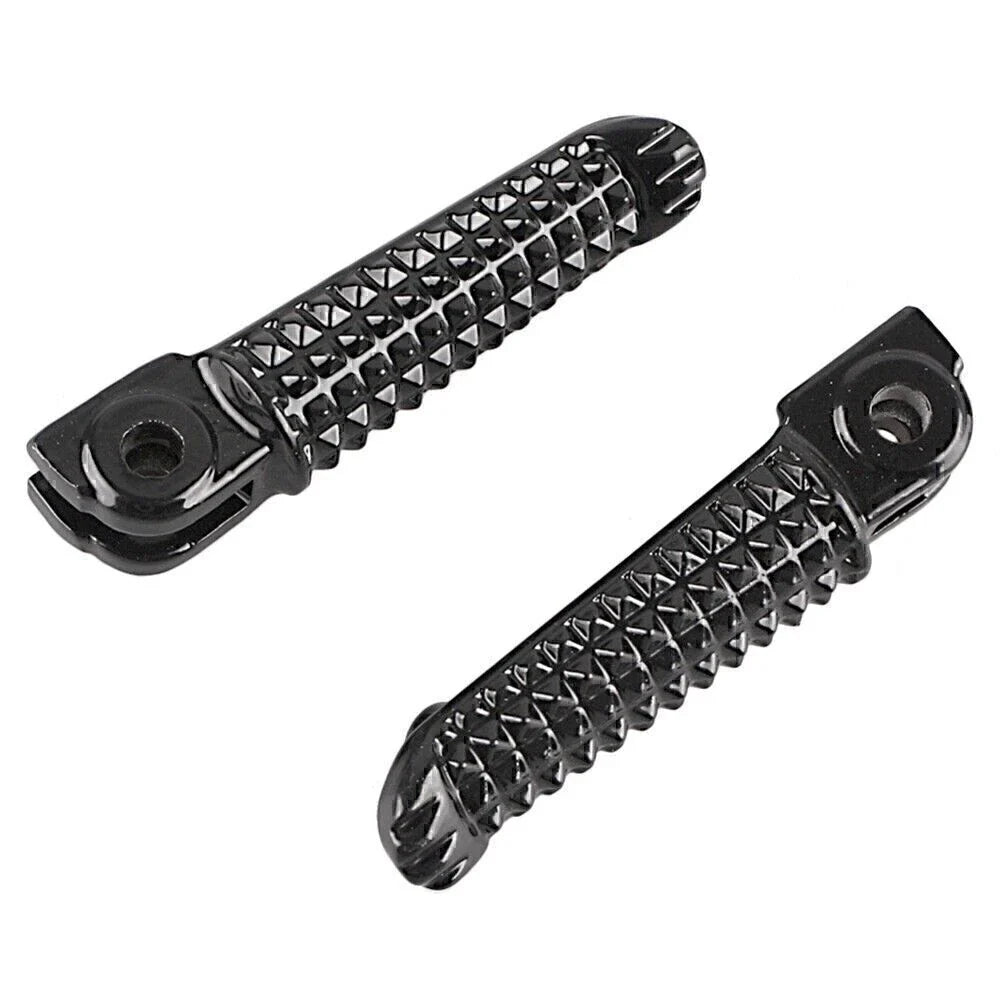 Front Foot Pegs Footrests for Yamaha YZF R6S (2003-2009) - Black