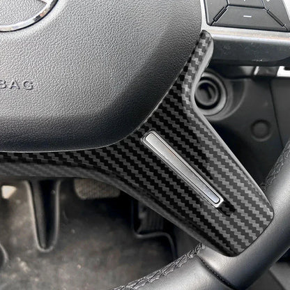 Carbon Style Steering Wheel Trim Cover for Mercedes-Benz ML-Class (2011–2014)