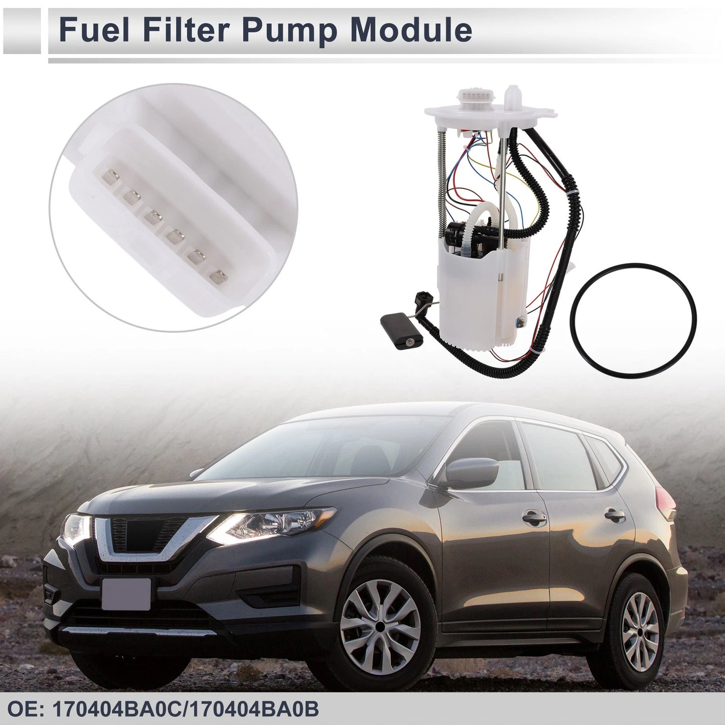 Fuel Pump Assembly for Nissan Rogue (2014–2020) 2.5L Gas No. 17040-4BA0C/170404BA0B