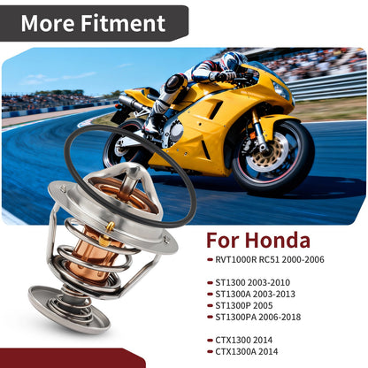 Thermostat & O-Ring for Honda ST1300 (2003–2013)