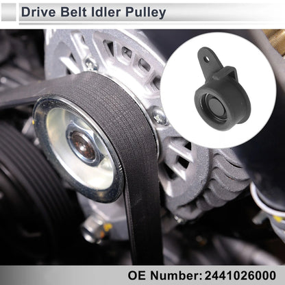 Drive Belt Idler Pulley for Kia Rio, Hyundai (2006-2011) - 1 x Quality Part