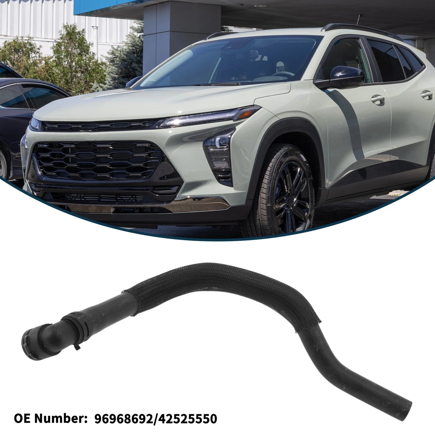 Radiator Hose for Chevrolet Trax 1.4L (2015–2021) OE 96968692/42525550
