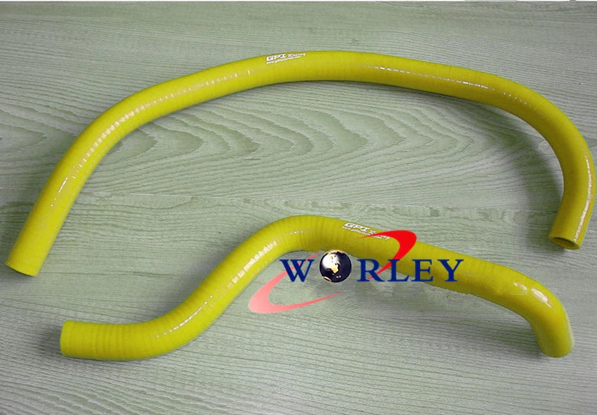 Silicone Radiator Hose for Suzuki Quadracer 250 LT250R (1985–1992) - Yellow