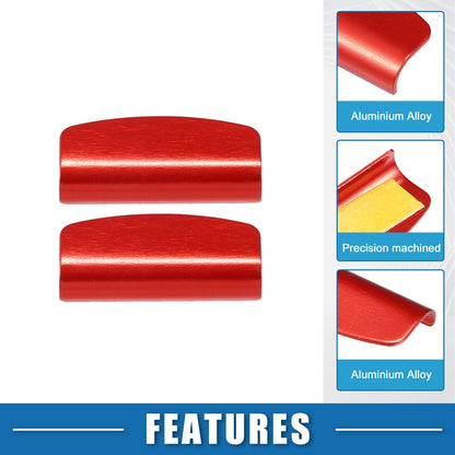 Set of 5 Console Multimedia Button Covers for Toyota GR86, Subaru BRZ Red