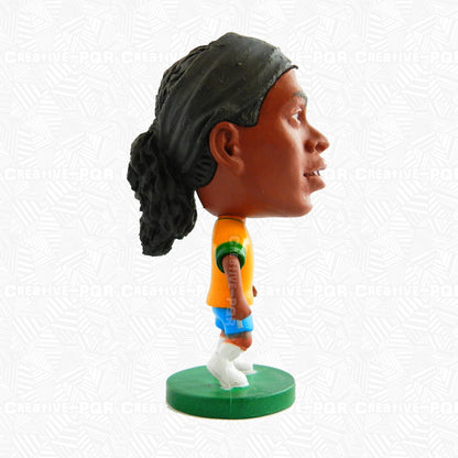 Set of 2 Ronaldinho Figurines for FC Barcelona (Collectible)