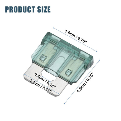 10pcs Blade Style Fuse 1A for Car Boat Truck SUV Motorcycle (Universal)