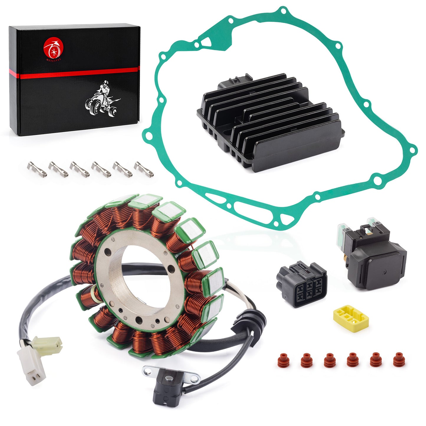 Stator Relay Rectifier with Gasket for Yamaha Vstar 1100 (2004–2009)