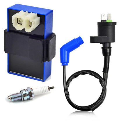 Ignition Coil Spark Plug CDI for Honda TRX300 TRX300FW 2WD 4WD (1990–1993)