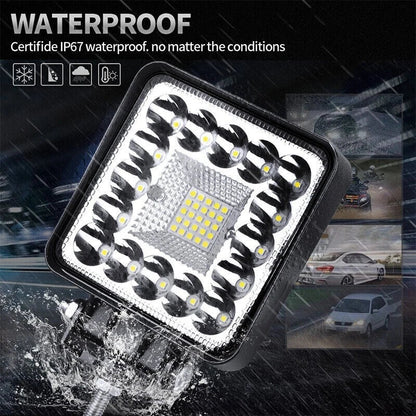 Square LED 82W Work-Light Bar for ATV SUV Driving Lamp
