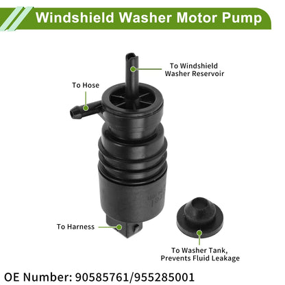 Windshield Washer Pump with Grommet for Alfa Romeo 4C (2015–2020) No. 90585761